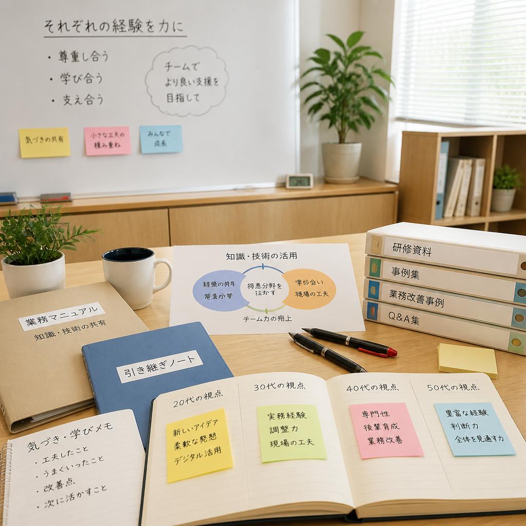 幅広い年齢層の職員が活躍中