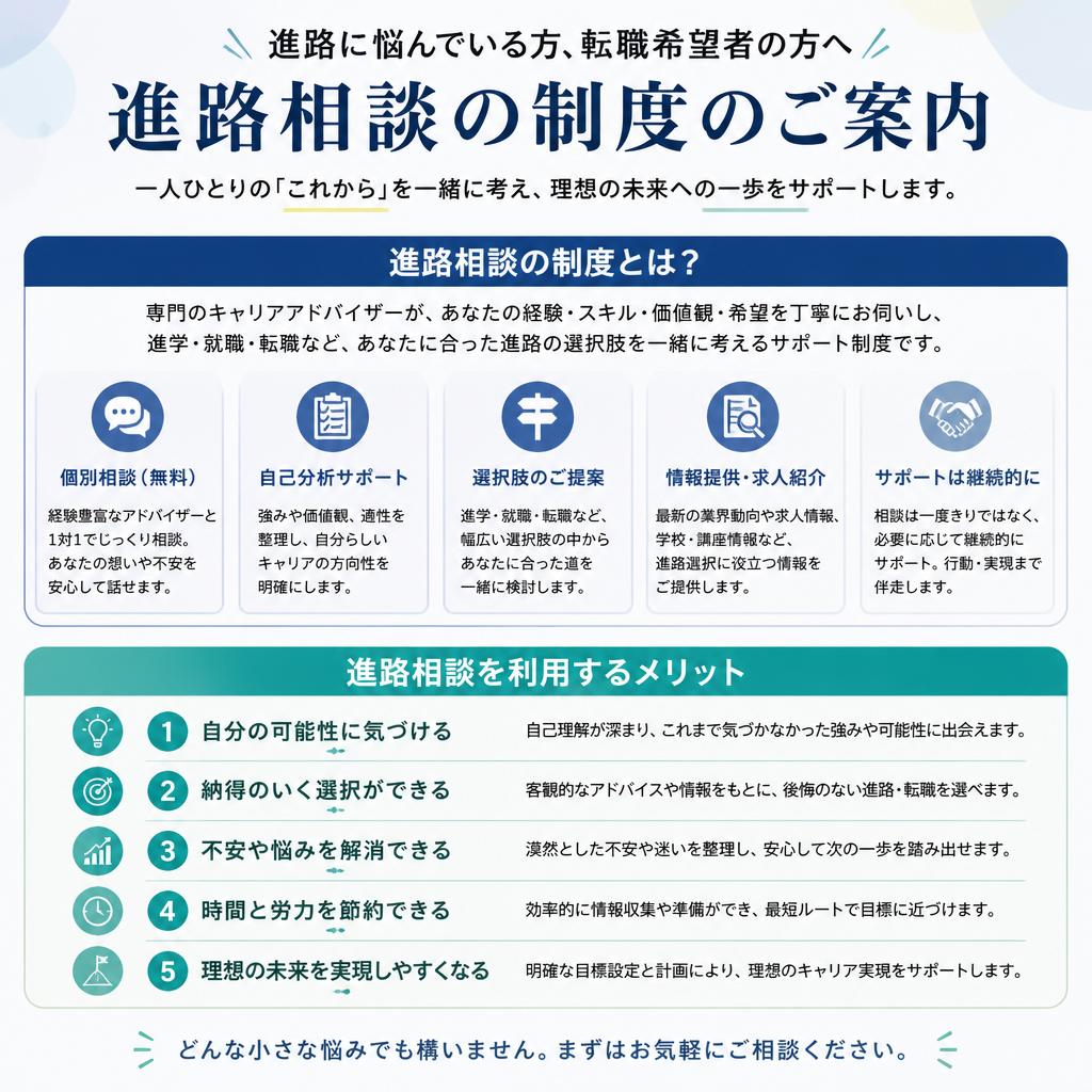 4. 進路相談で未来を切り開こう