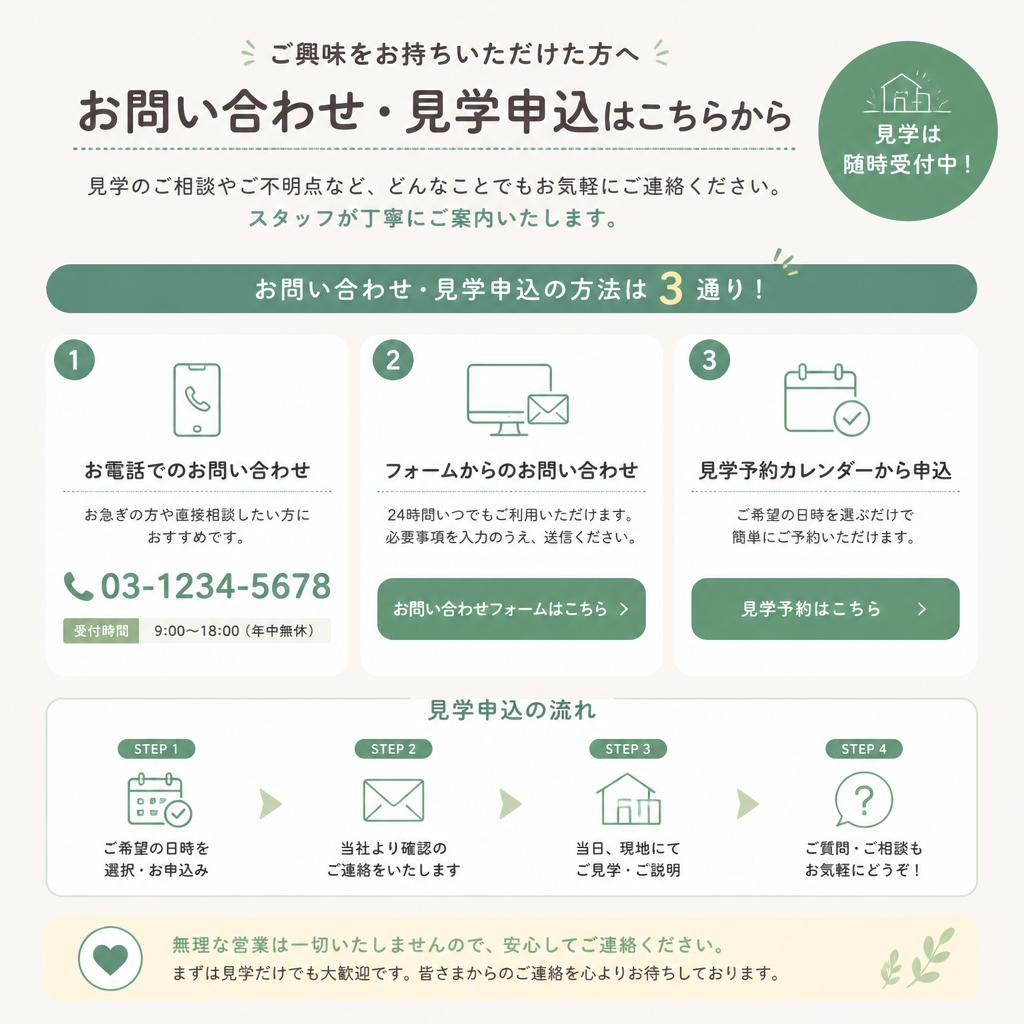 7. お問い合わせ・見学のご案内